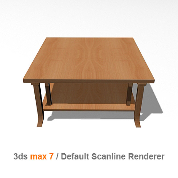 3ds max design coonley - Coonley Coffee Table by lajhar